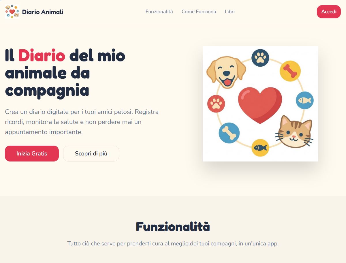 Web App Pet's life Website