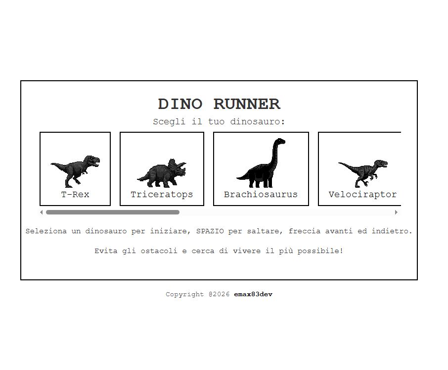 Web App Game Dinosaurs